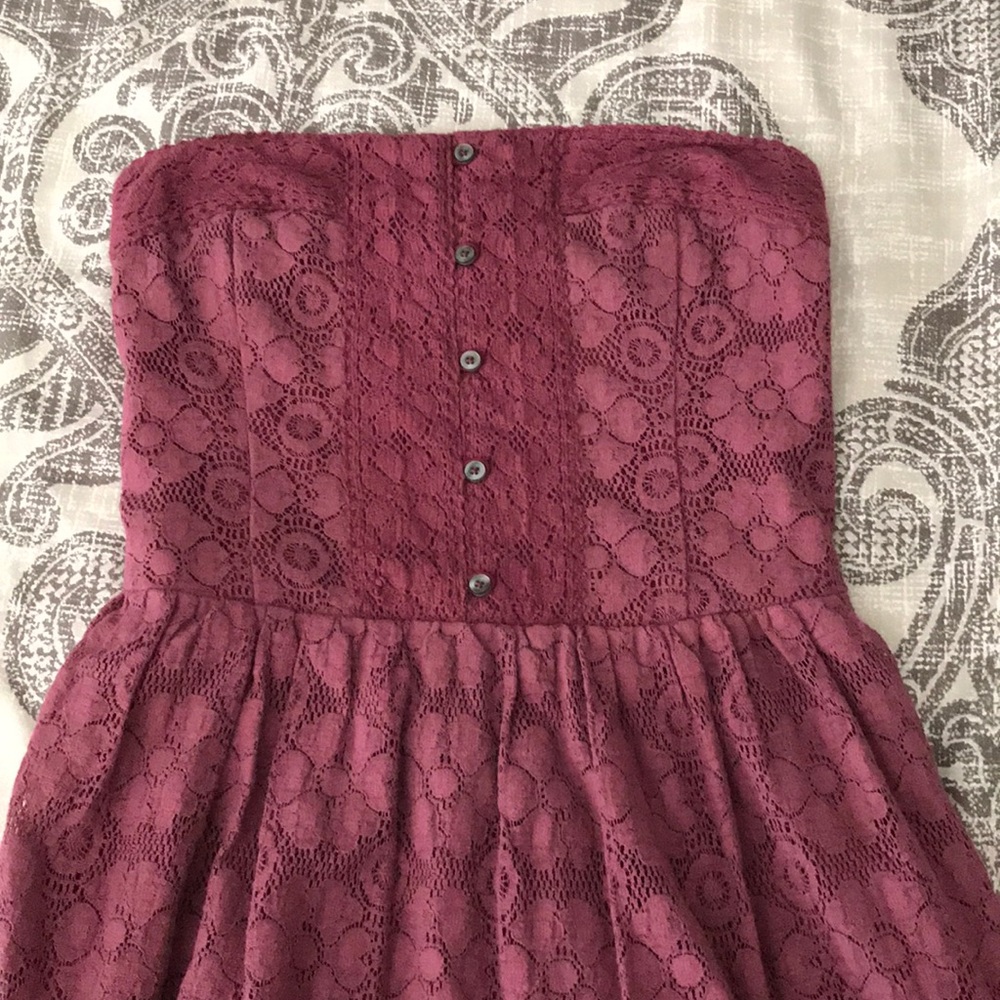 Abercrombie Strapless Lace Dress **SOLD**